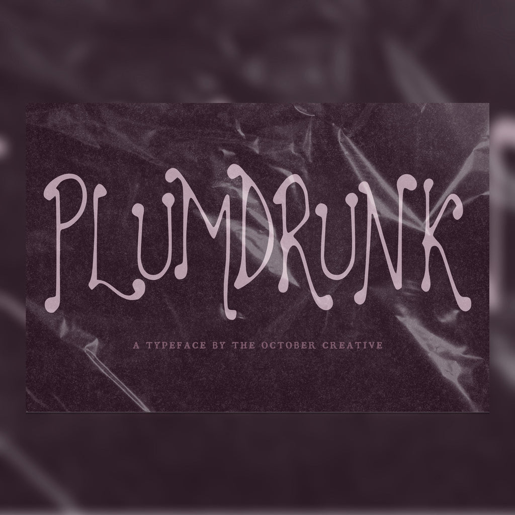 Plumdrunk Font, preview 1