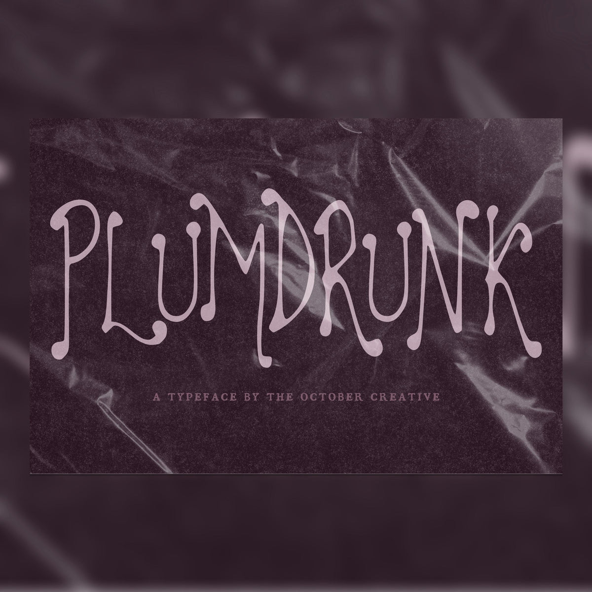 Plumdrunk Font, preview 1