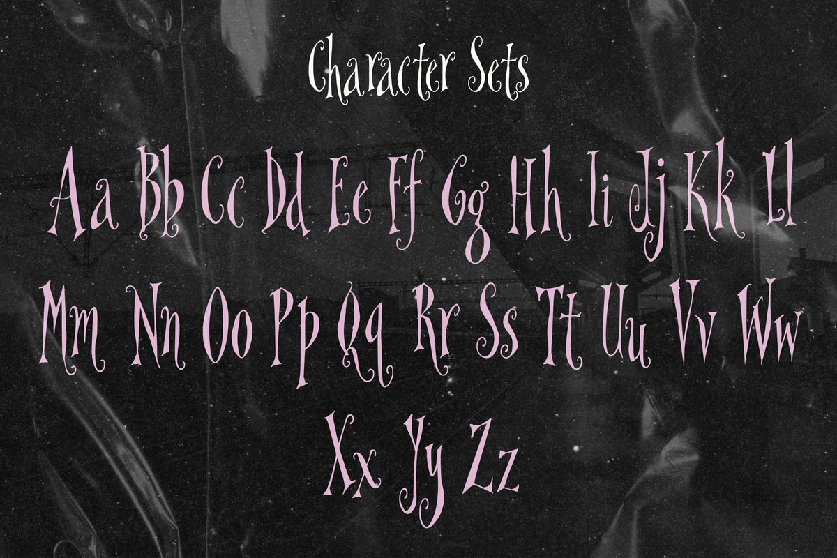 Drunk Cherub Font, preview 4