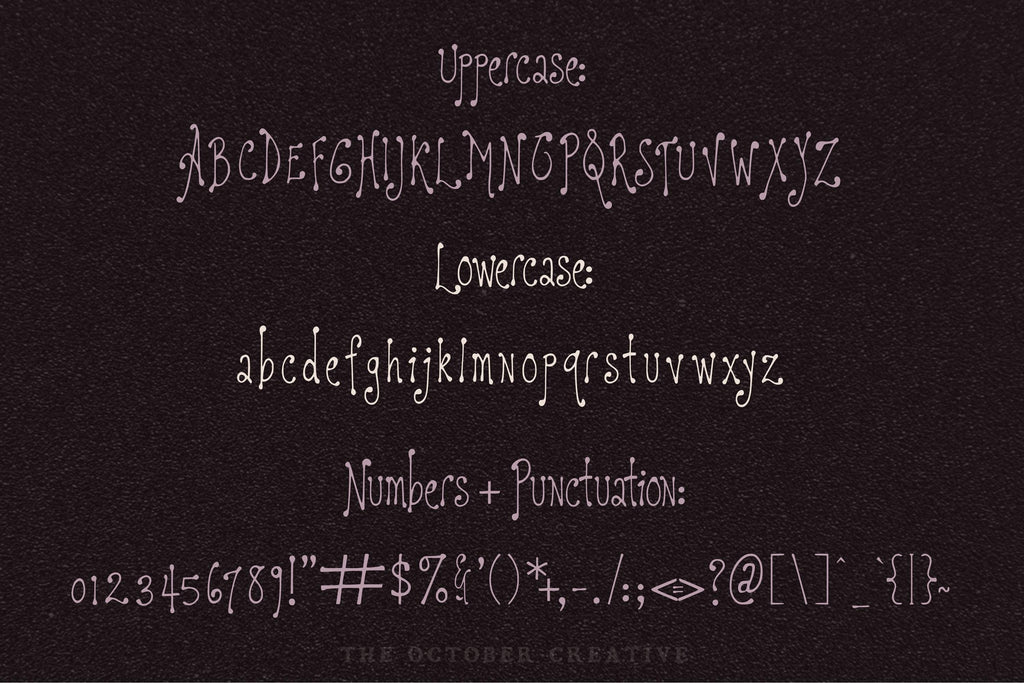 Plumdrunk Font, preview 3