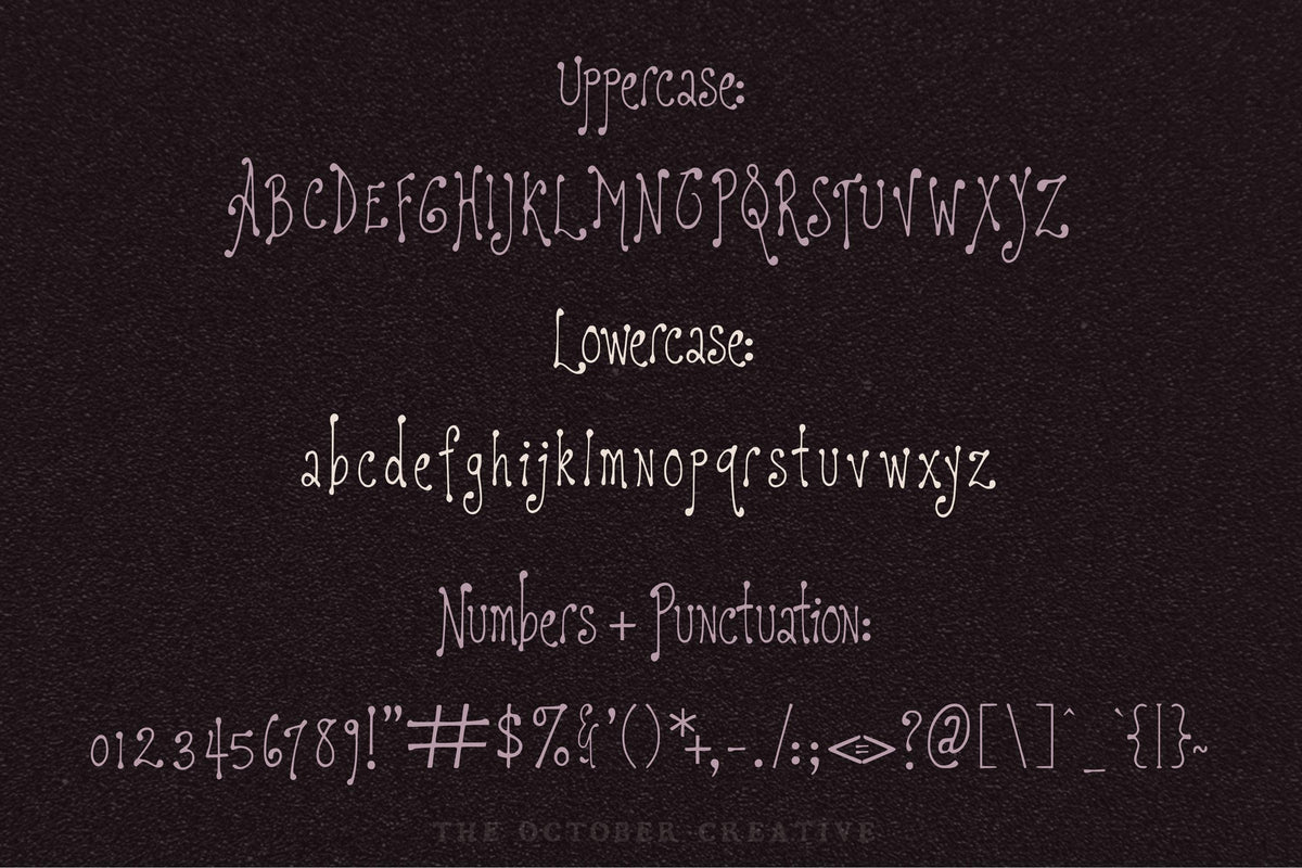 Plumdrunk Font, preview 3