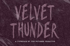 Velvet Thunder Font, preview 9