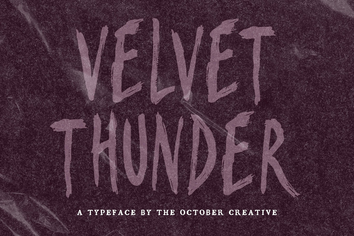 Velvet Thunder Font, preview 9
