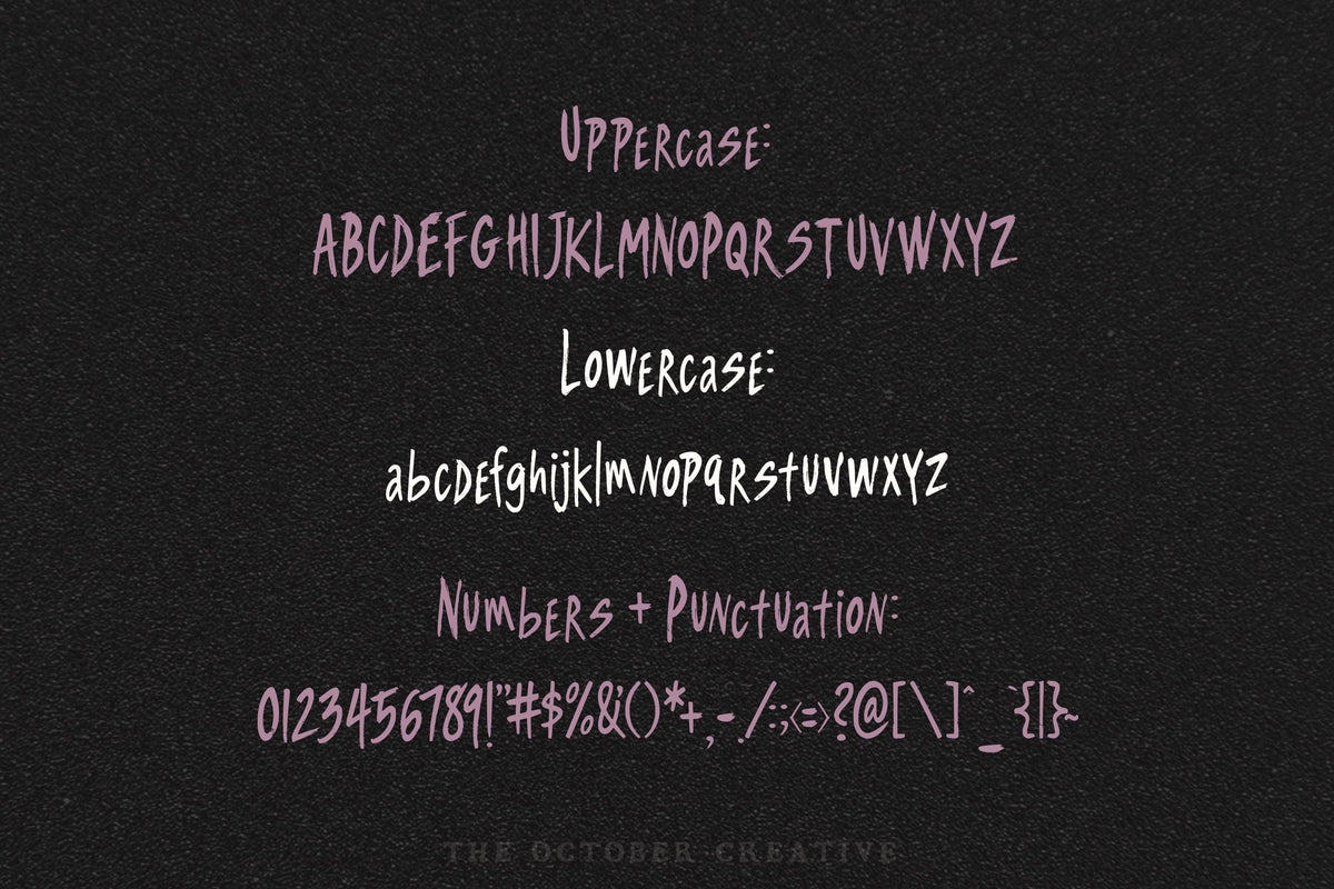 Velvet Thunder Font, preview 2