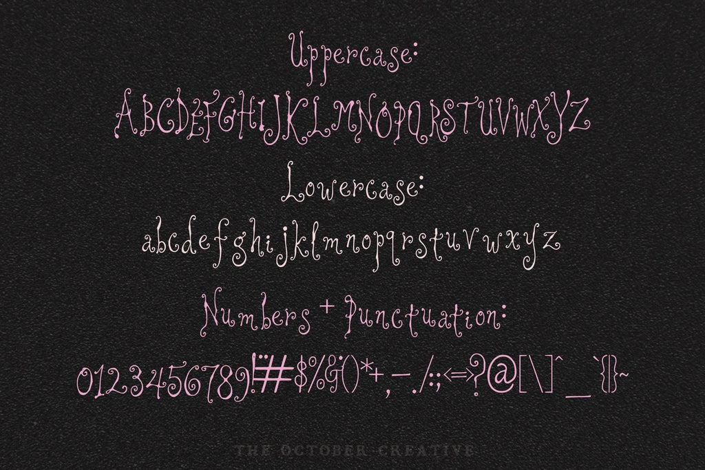 Stay Away My Darling Font, preview 3