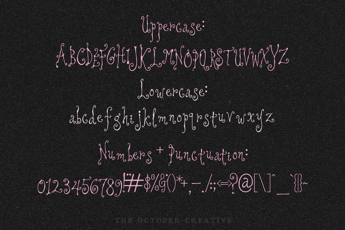 Stay Away My Darling Font, preview 3