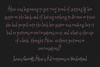 Stay Away My Darling Font, preview 6