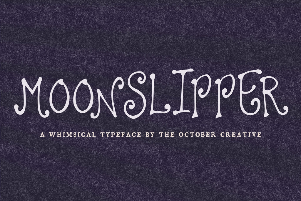 Moonslipper Font, preview 2