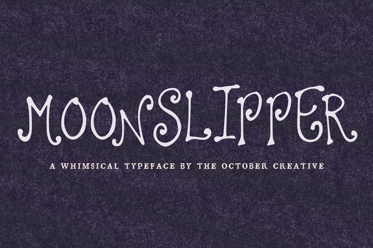 Moonslipper Font, preview 2