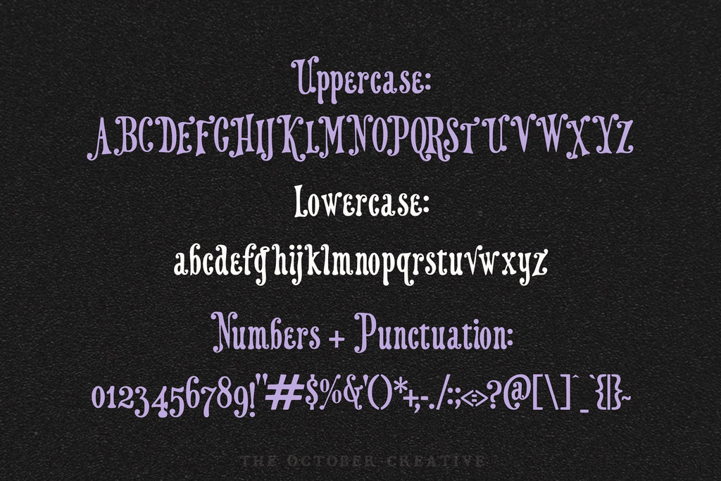 Violet Vision Font, preview 3