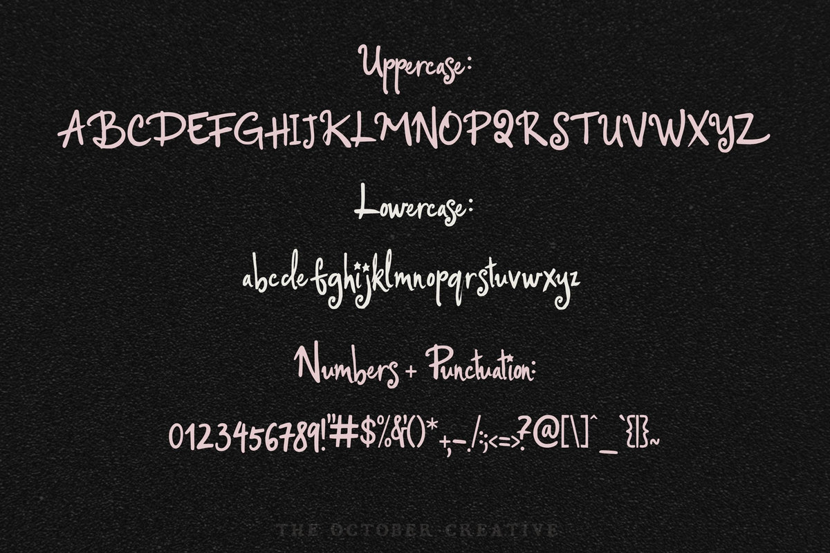 Mimsy Drifts Font, preview 3