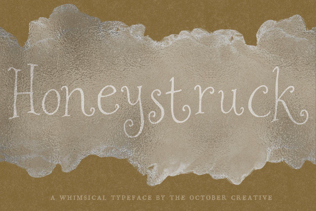 Honeystruck Font, preview 2