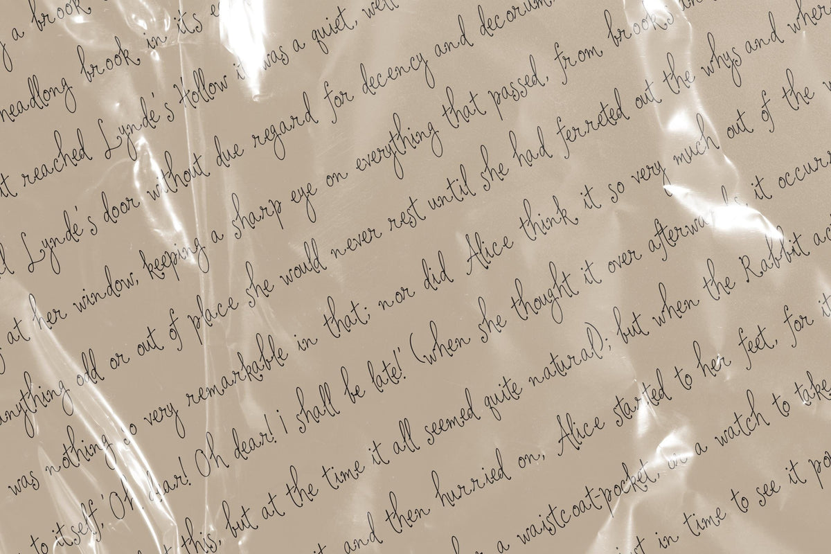 I Kept Your Letters Font, preview 4