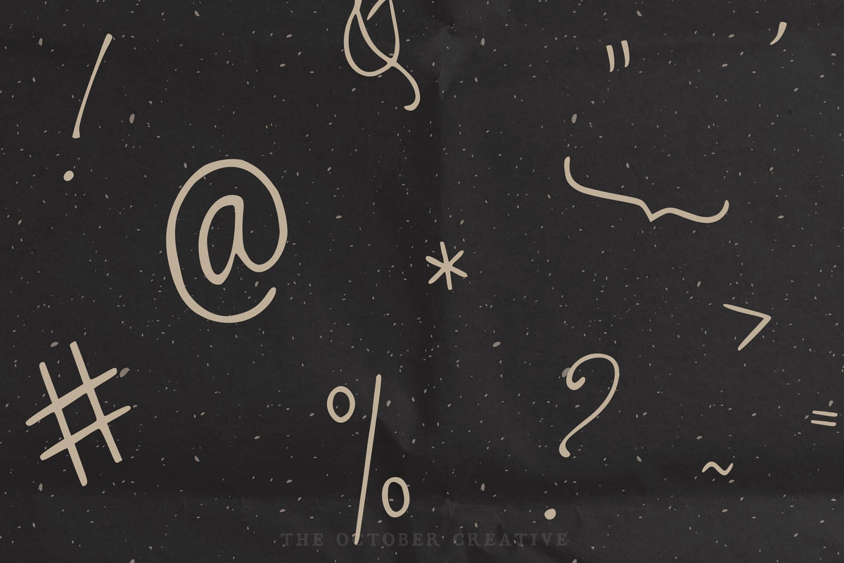 I Kept Your Letters Font, preview 7