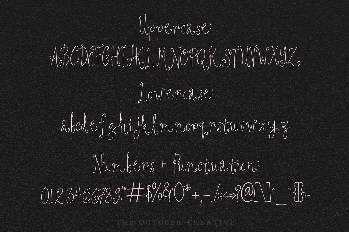 Margaret on a Monday Font, preview 3