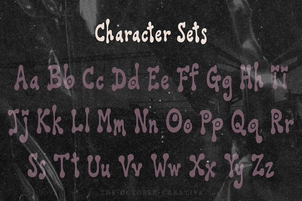 Moonmelts Font, preview 3