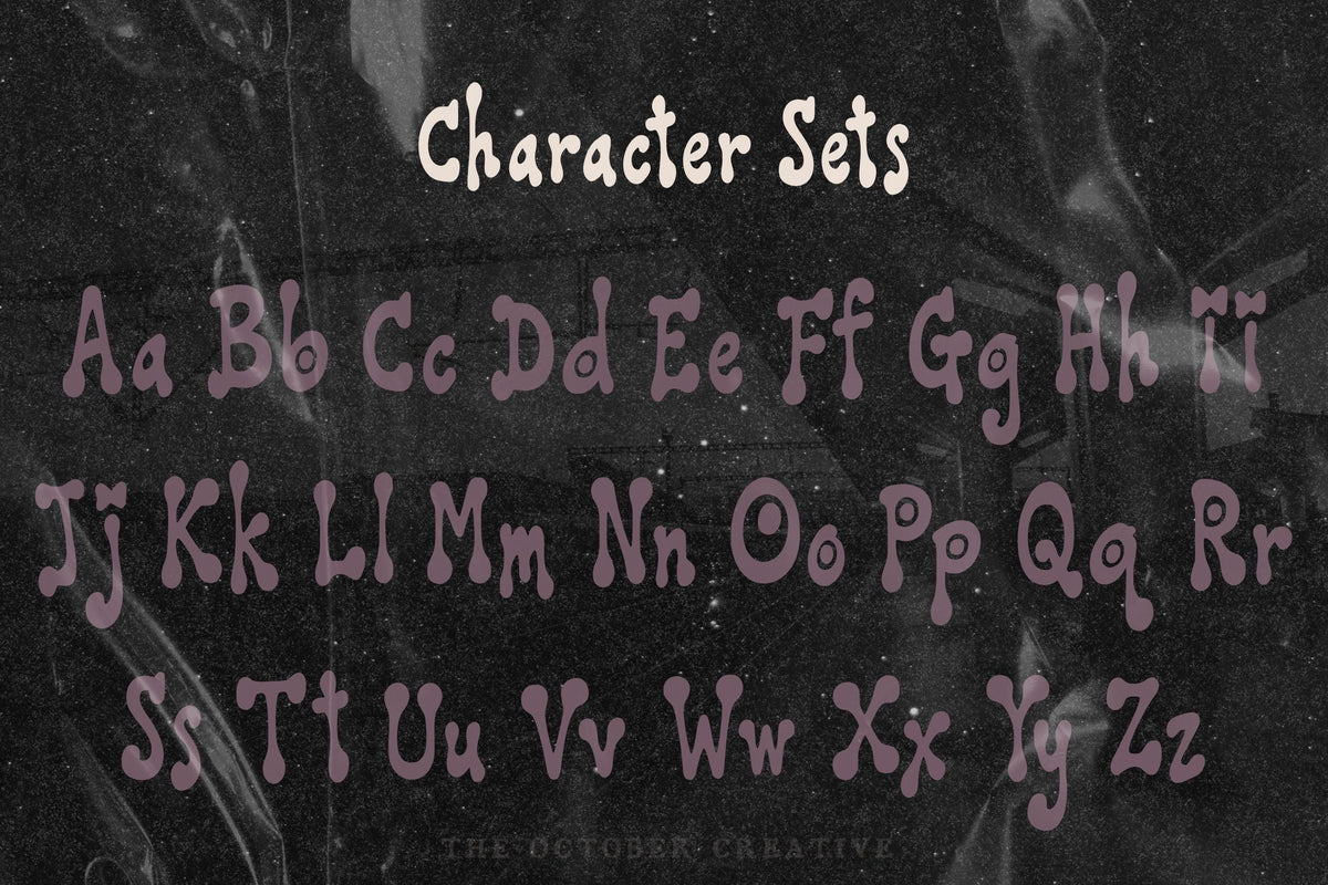 Moonmelts Font, preview 3