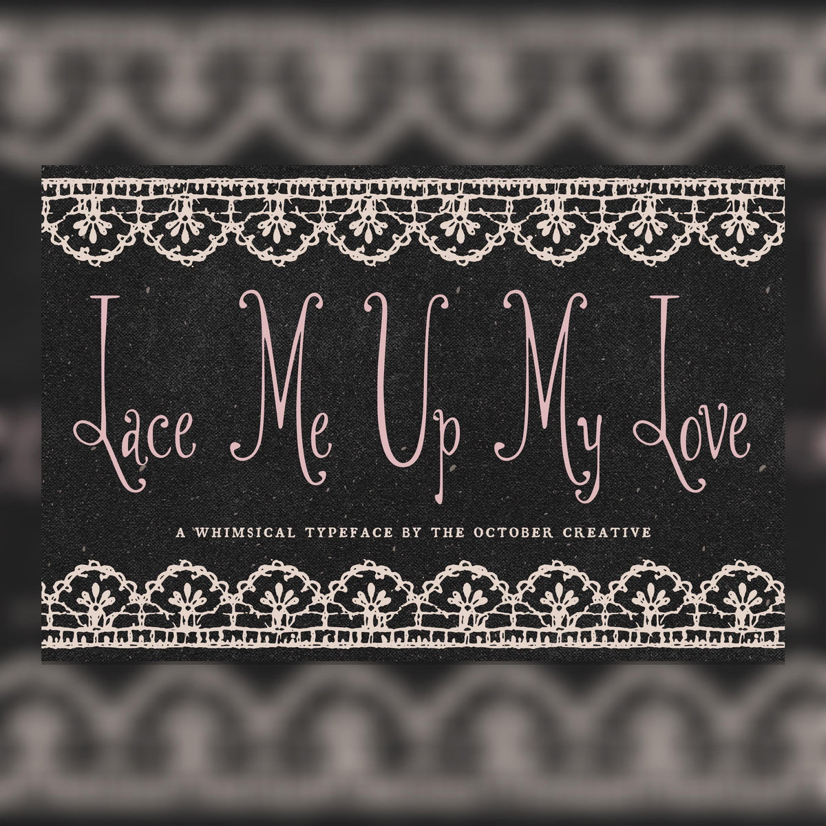 Lace Me Up My Love Font, preview 1
