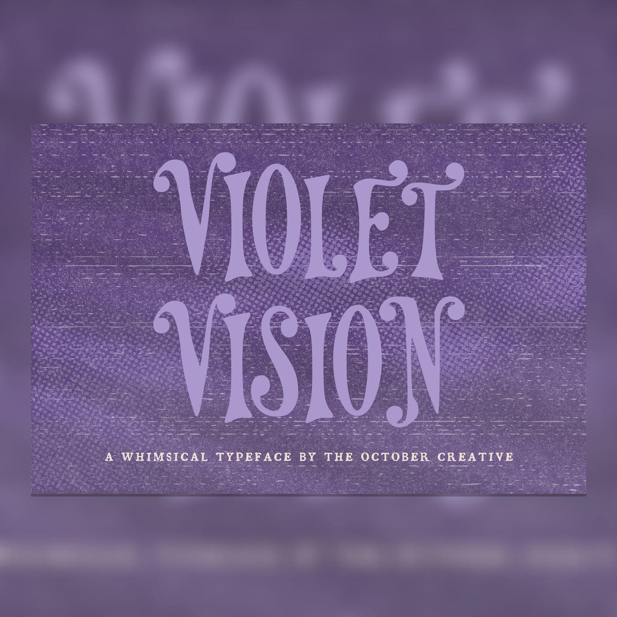 Violet Vision Font, preview 1
