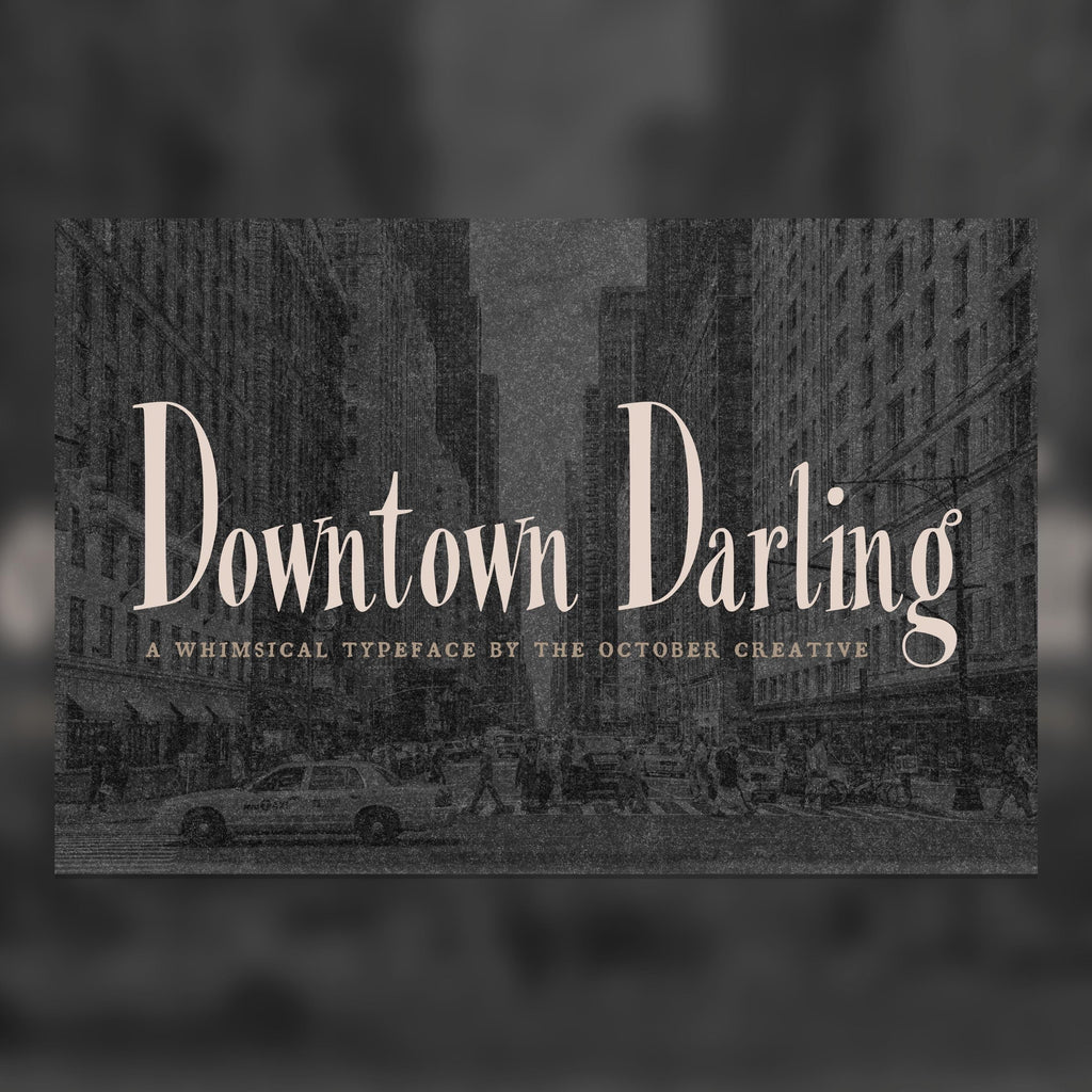 Downtown Darling Font, preview 1