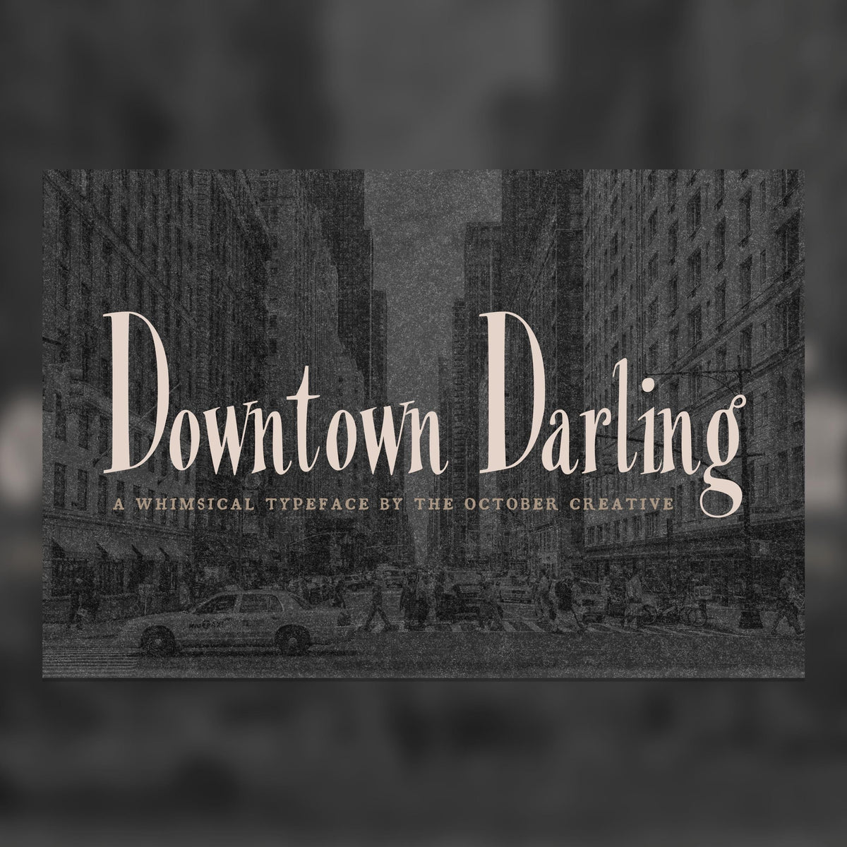 Downtown Darling Font, preview 1