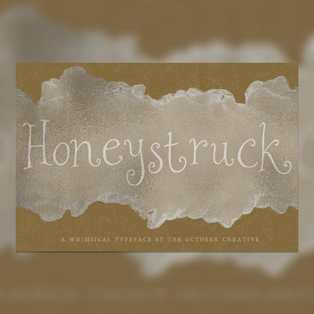 Honeystruck Font, preview 1