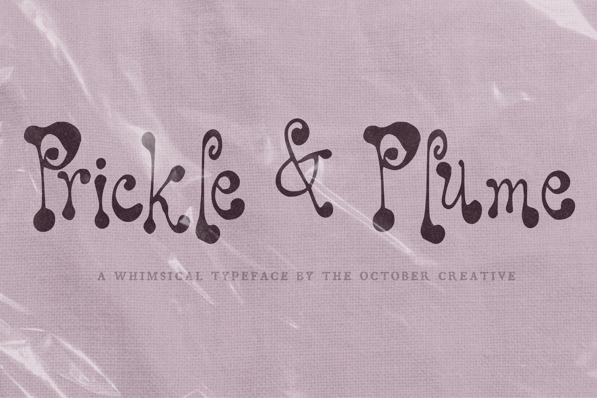 Prickle & Plume Font, preview 2