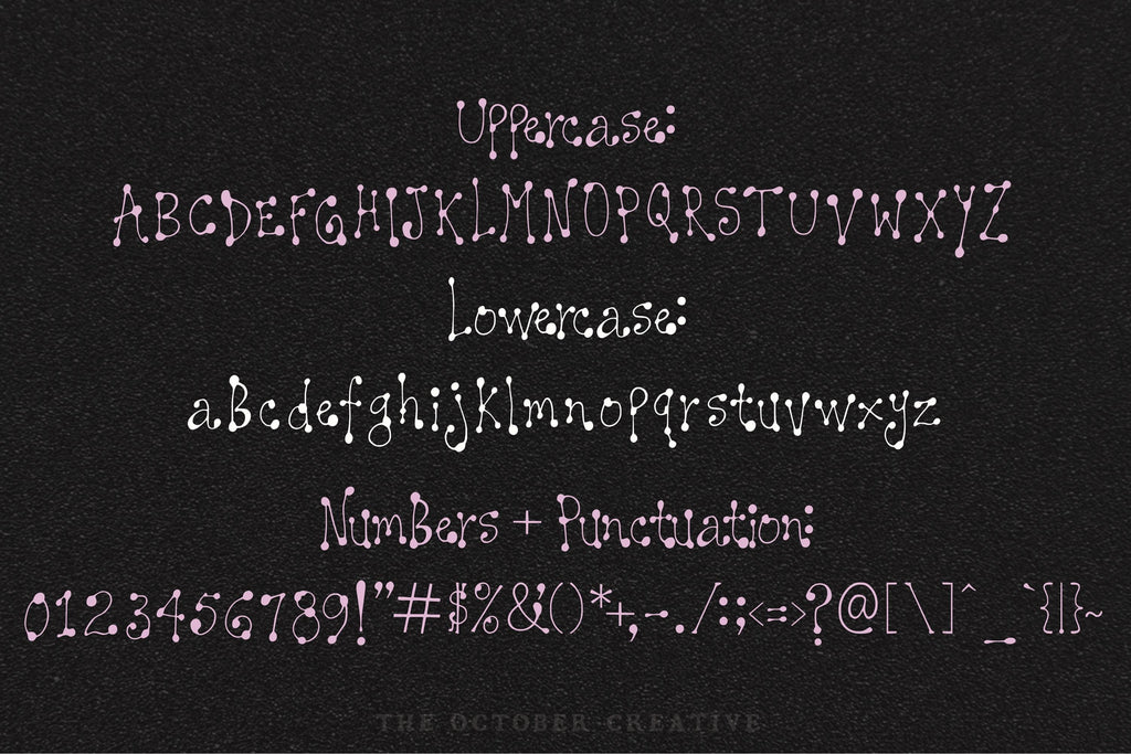 Hold That Note Font, preview 3