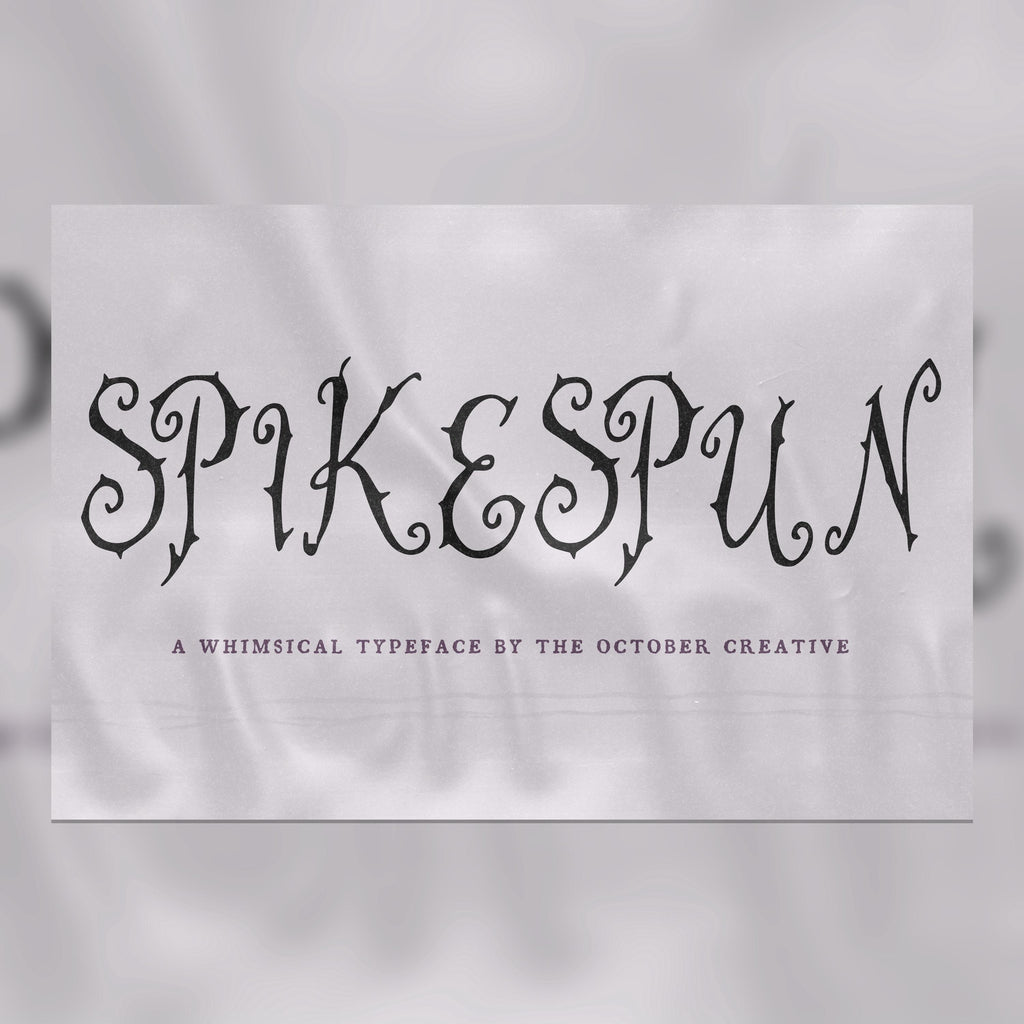 Spikespun Font, preview 1