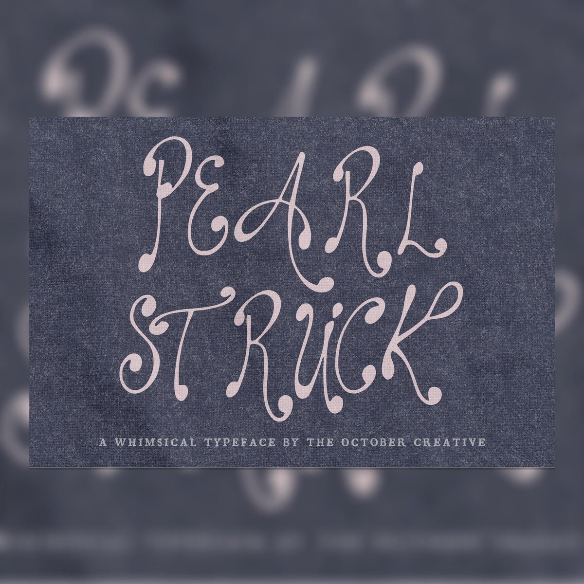 Pearlstruck Font, preview 1
