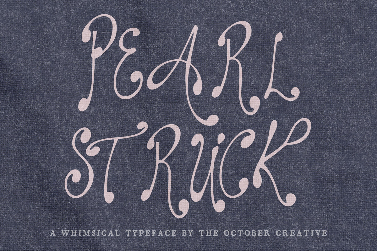 Pearlstruck Font, preview 2