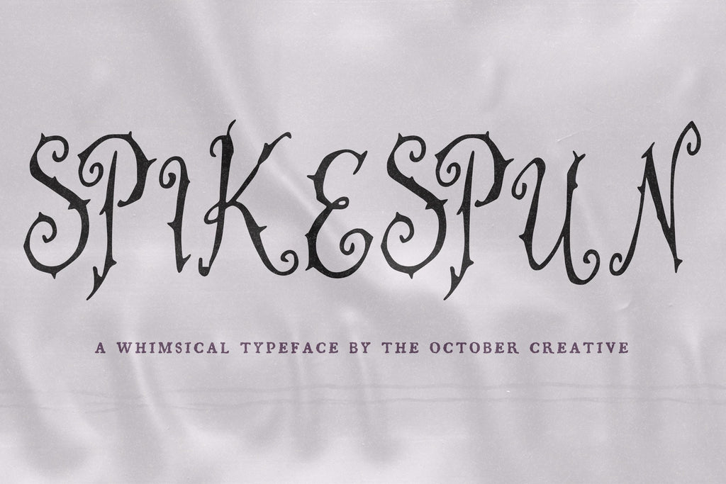Spikespun Font, preview 2