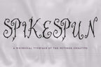Spikespun Font, preview 2