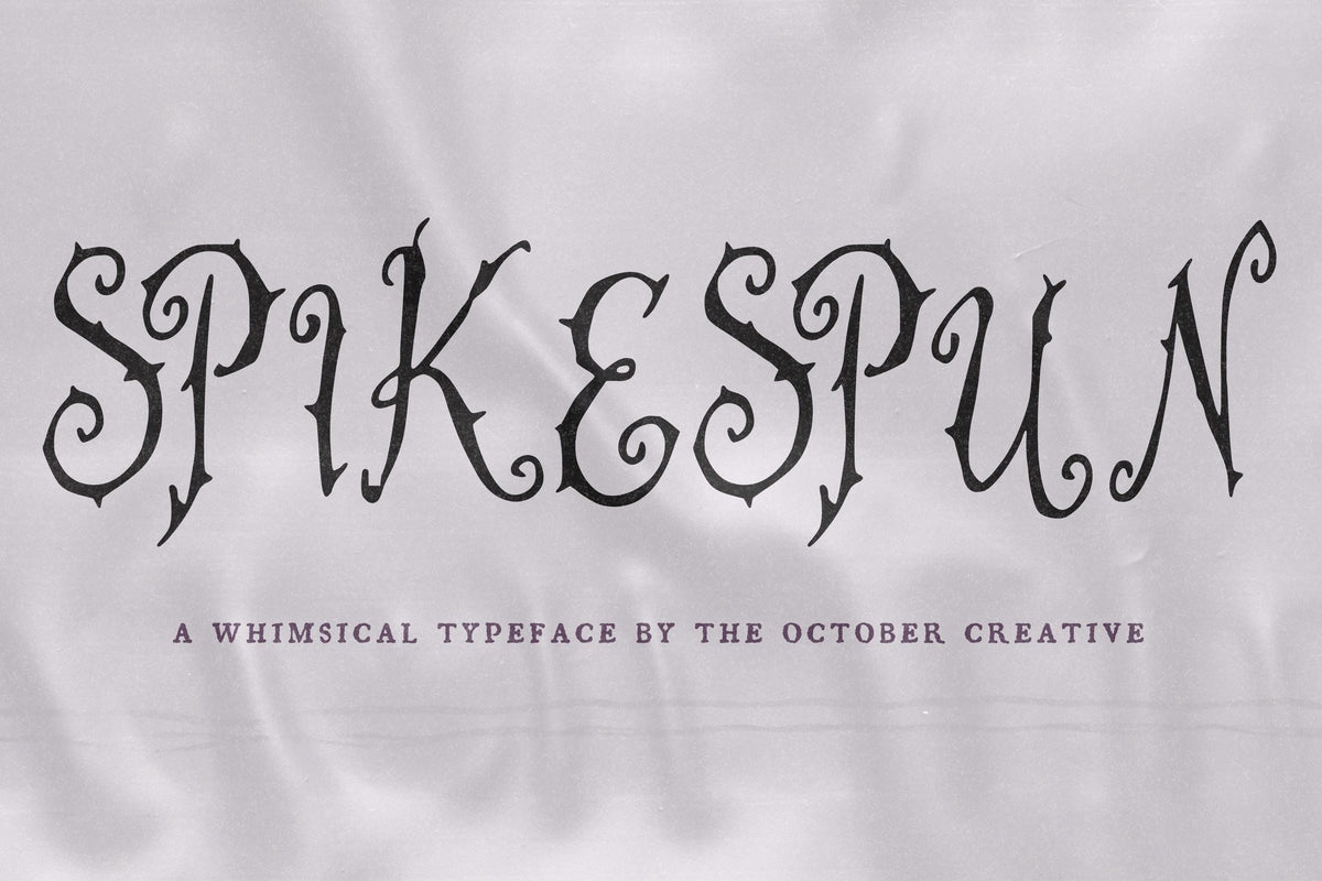 Spikespun Font, preview 2