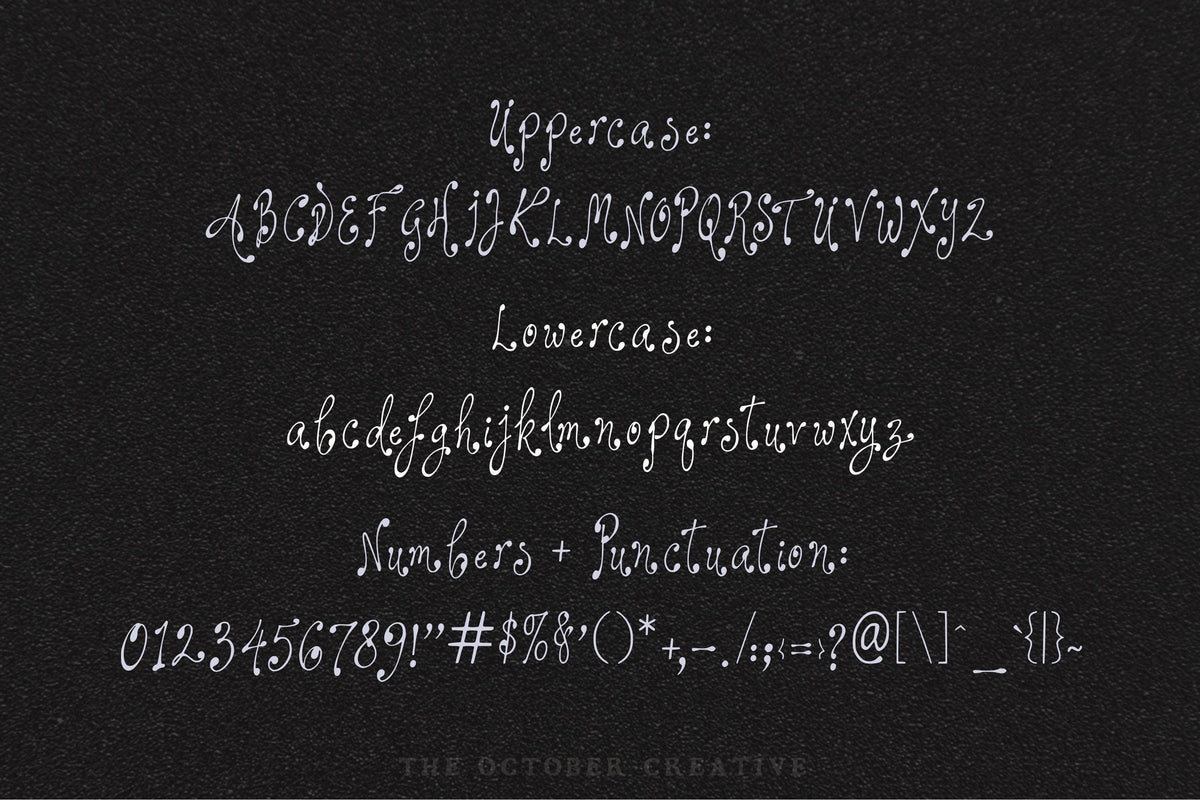 Pearlstruck Font, preview 3