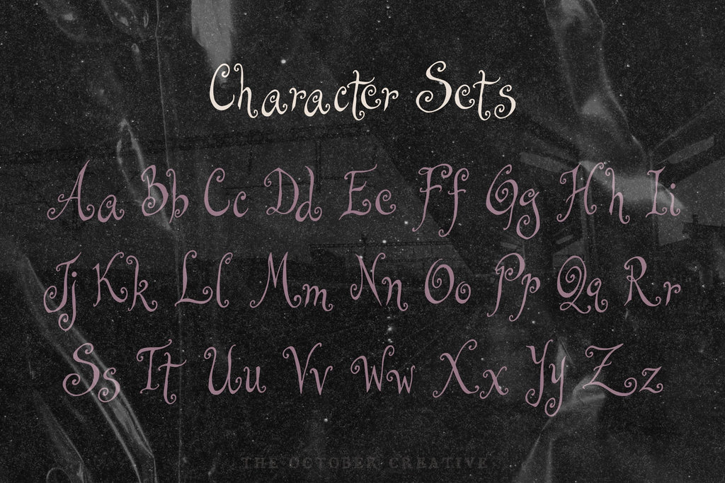 Agnes After Dark Font, preview 4