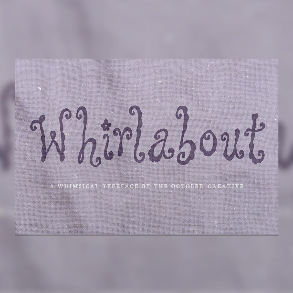 Whirlabout Font, preview 1