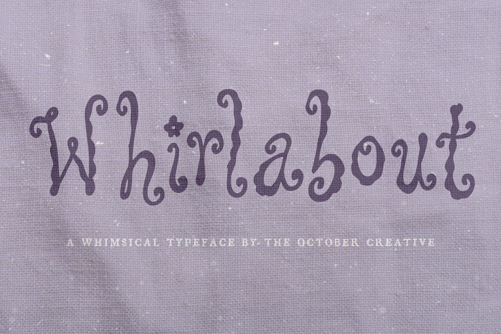 Whirlabout Font, preview 2