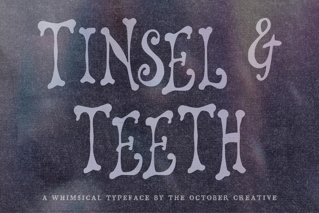 Tinsel & Teeth Font, preview 2