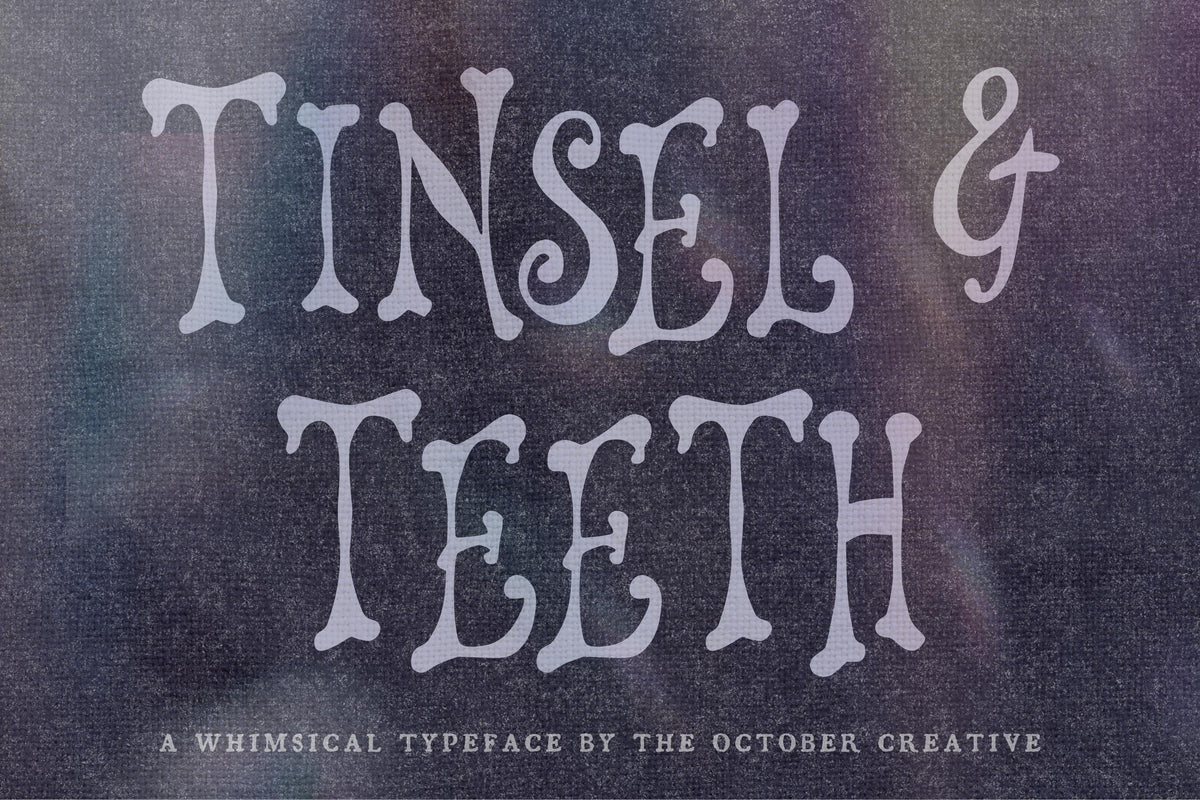 Tinsel & Teeth Font, preview 2