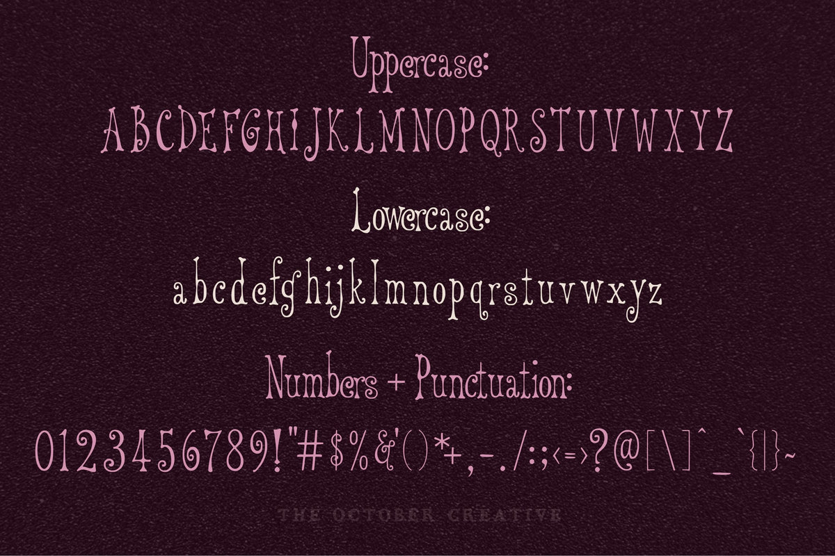 Gotta Go, Margot! Font, preview 3