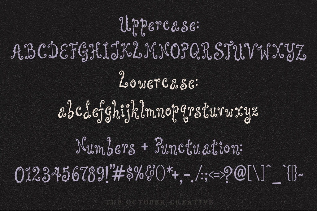 Whirlabout Font, preview 3