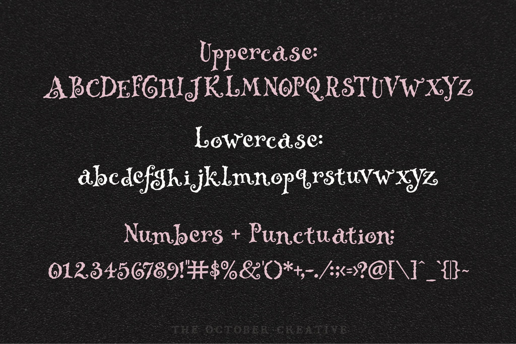 Curlicues Font, preview 3