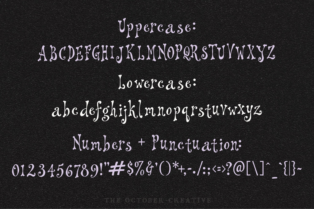 Tinsel & Teeth Font, preview 3