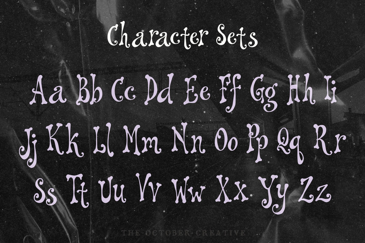 Tinsel & Teeth Font, preview 4