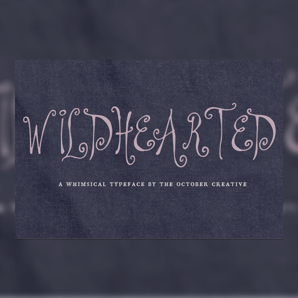 Wildhearted Font, preview 1