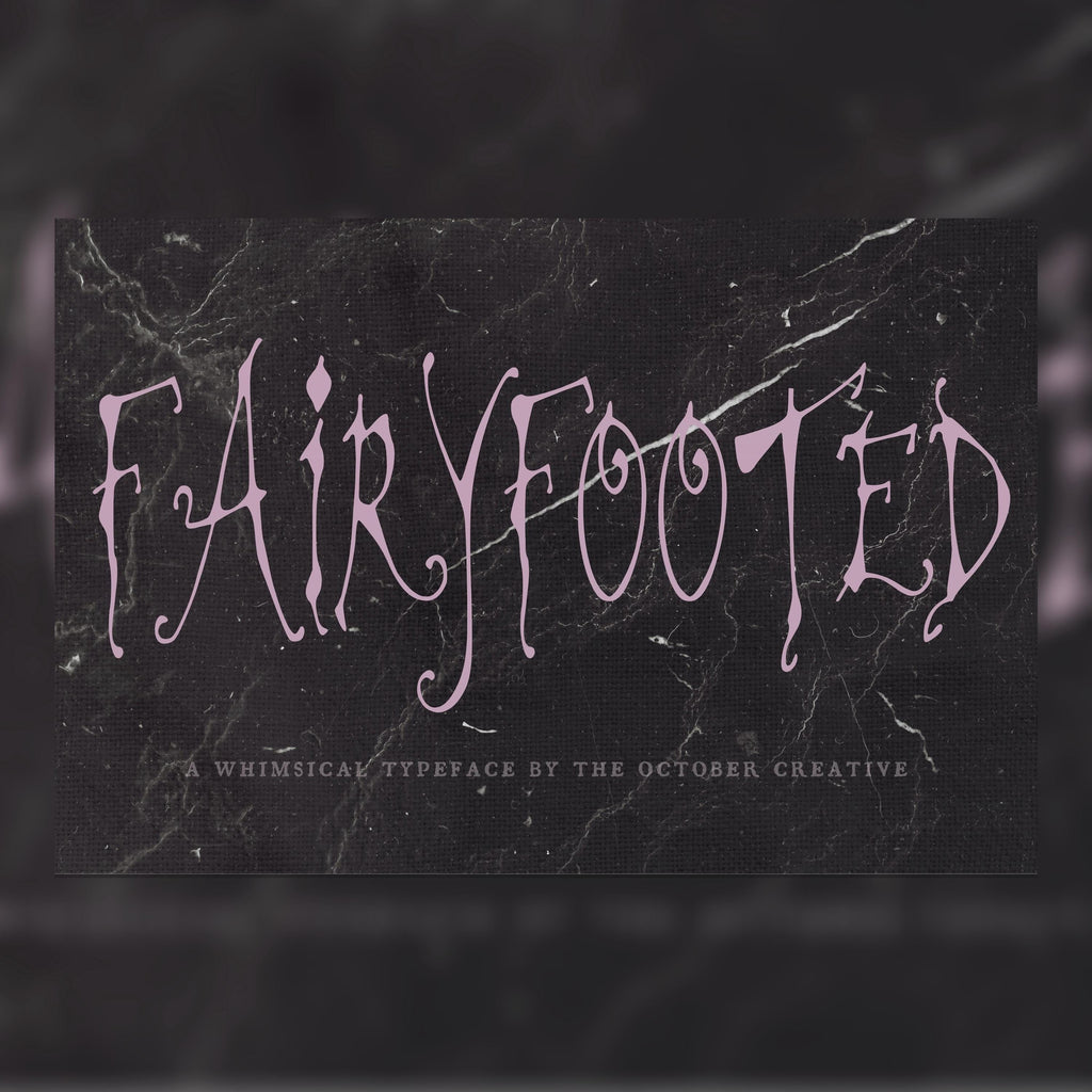 Fairyfooted Font, preview 1