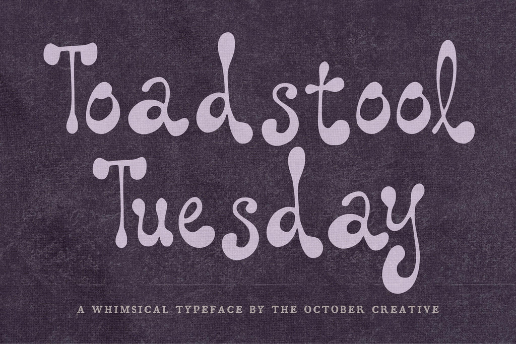 Toadstool Tuesday Font, preview 2