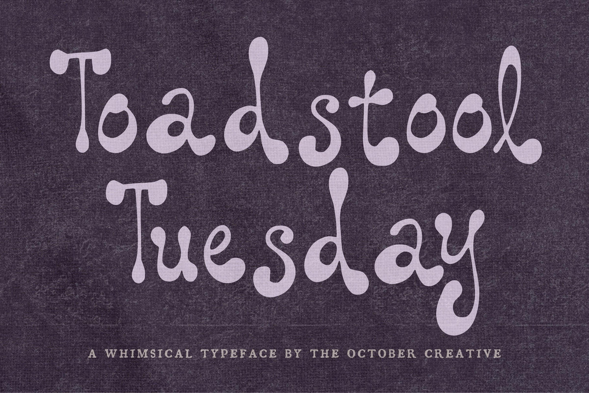 Toadstool Tuesday Font, preview 2