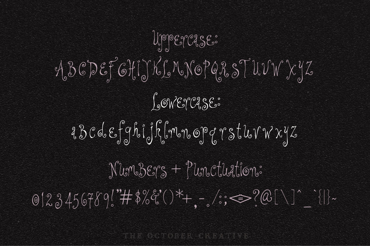 Wildhearted Font, preview 3